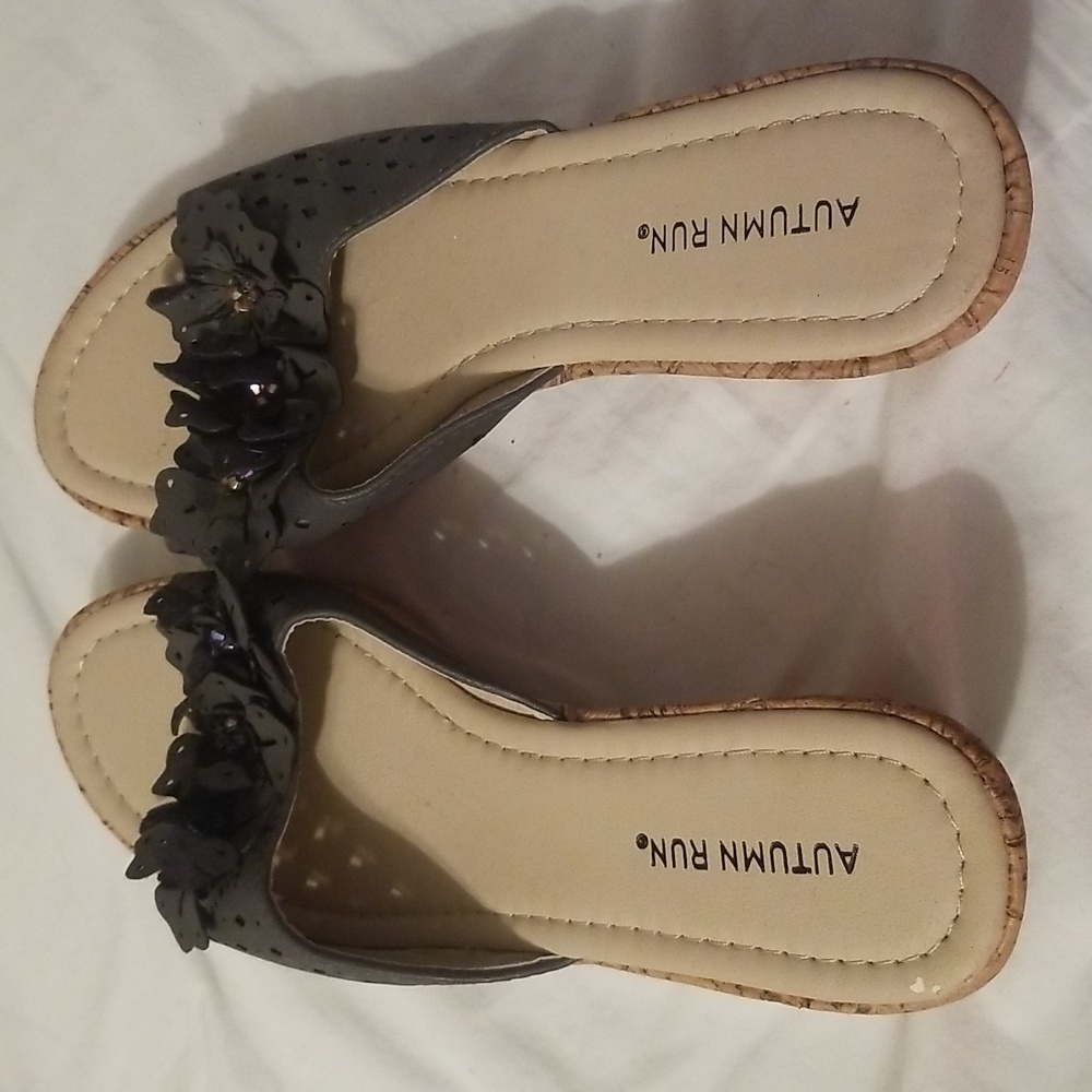 Ladies size 9 wedge sandal by Autumn Run- these are new WITHOUT tags